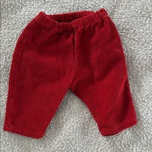 Petit Bateau Vibrant Red Baby Pants